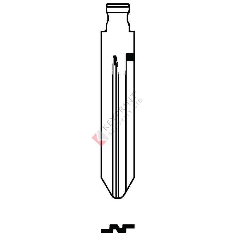 NSN14FH Silca Flip Key Blade