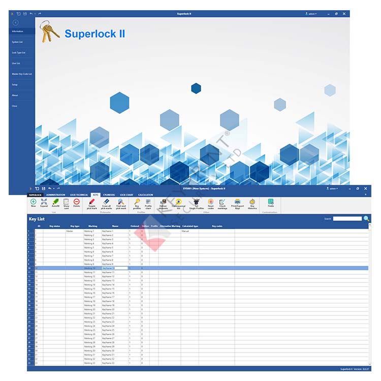 Superlock II - Master Key Software