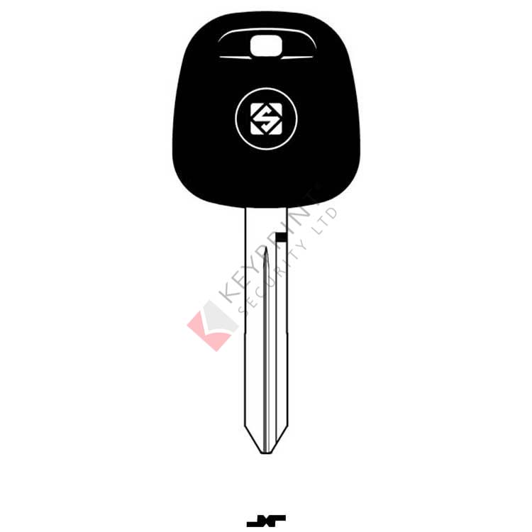 TOY47TE Silca Look-Alike Key - Case Only