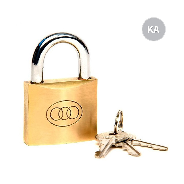 32mm Brass Padlock Boxed Keyed Alike