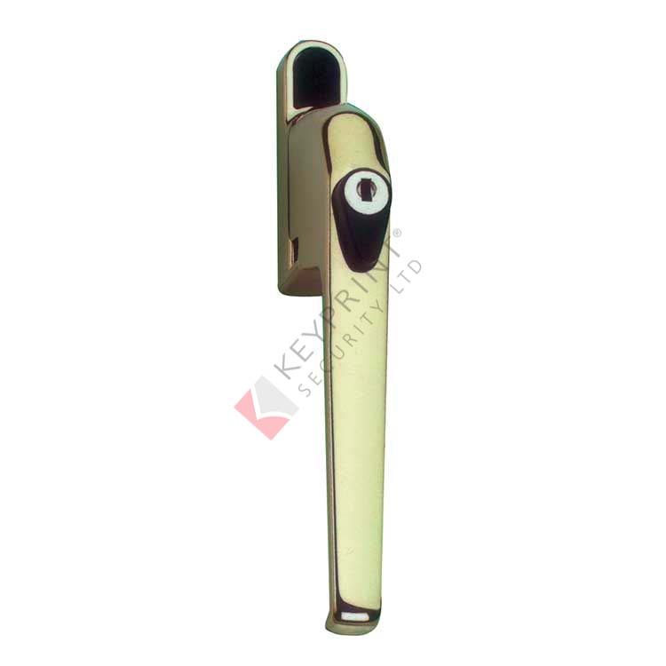 Espagnolette Inline Window Handle - Polished Brass