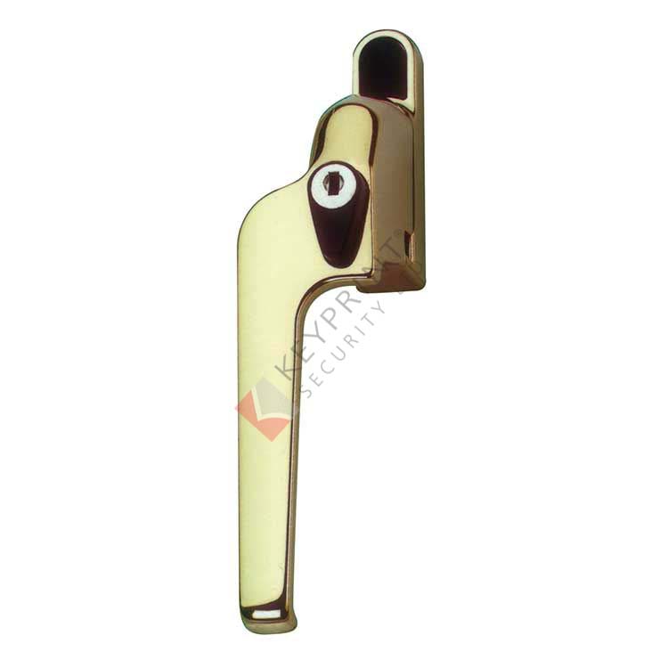 Espagnolette Left Hand Window Handle - Polished Brass