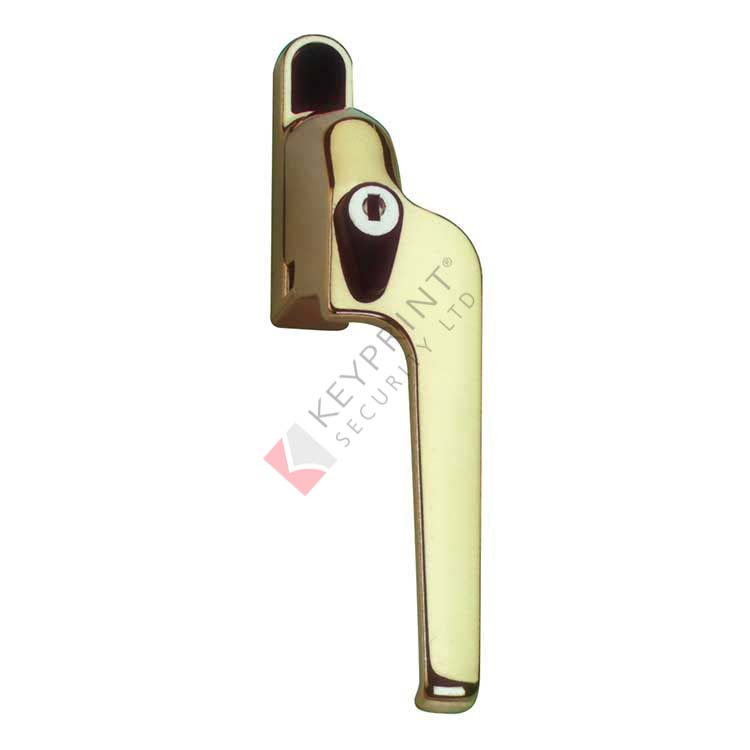 Espagnolette Right Hand Window Handle - Polished Brass