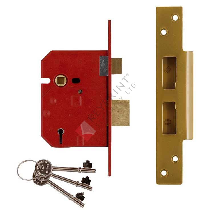 Union 2234E - BS 5 Lever Mortice Sash Lock (2.5