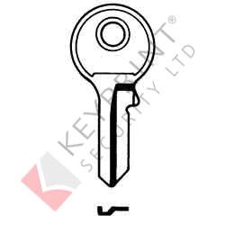 Silca VI084 Cylinder Key Blank for Viro