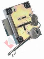 7 Lever Safe/Gun Cabinet/Post Office Lock - Without Key Retention