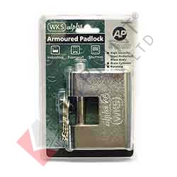 ARMOURED PADLOCK 81MM KD CARDED