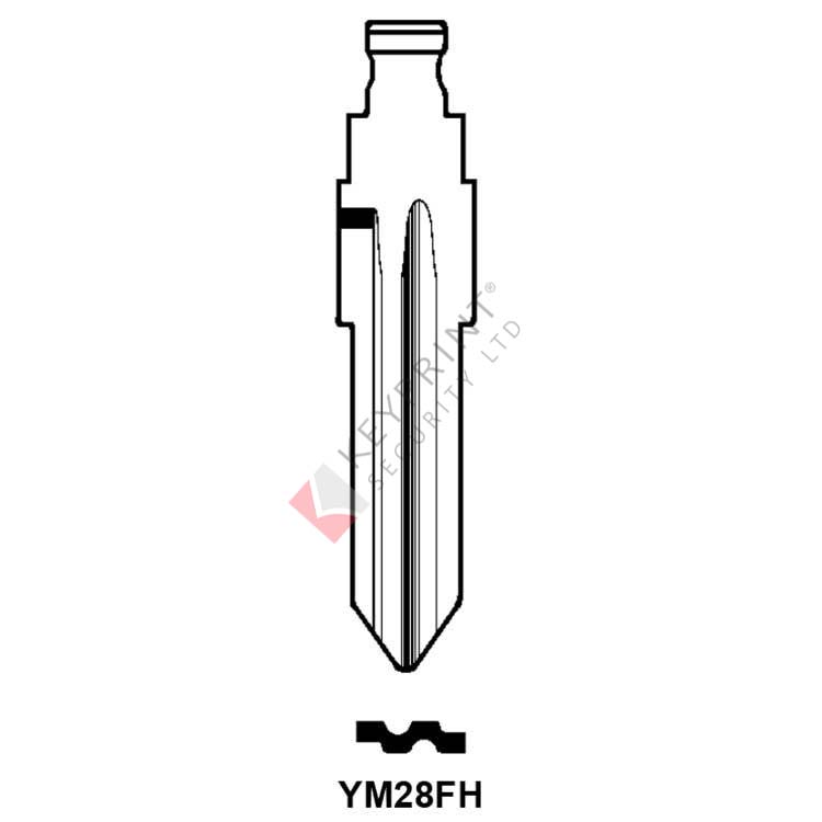 YM28FH Silca Flip Key Blade