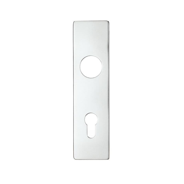 Euro Cover Plate For ZAAIP Door Handle Inner Backplate - 72mm Centres