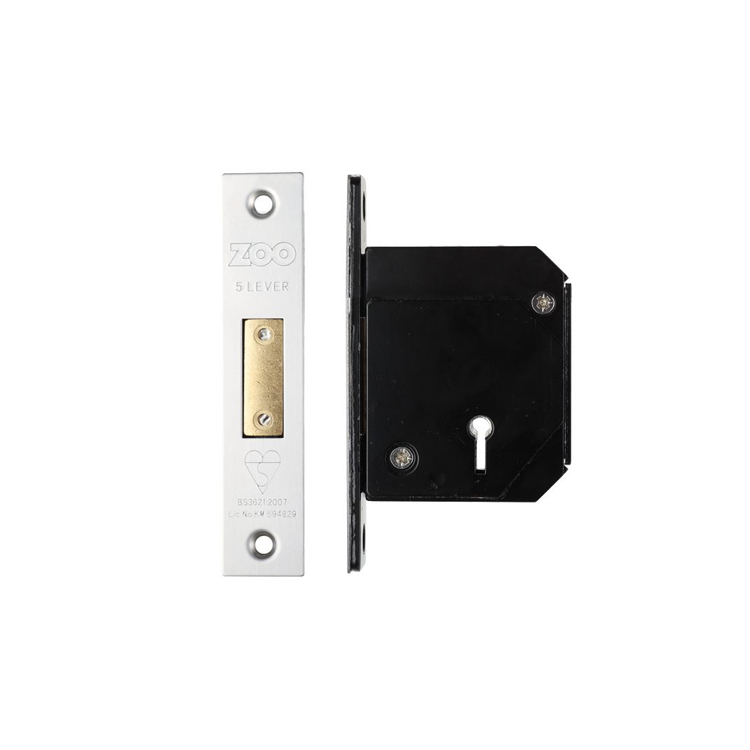 67mm 5 Lever Mortice Deadlock With 40mm Backset