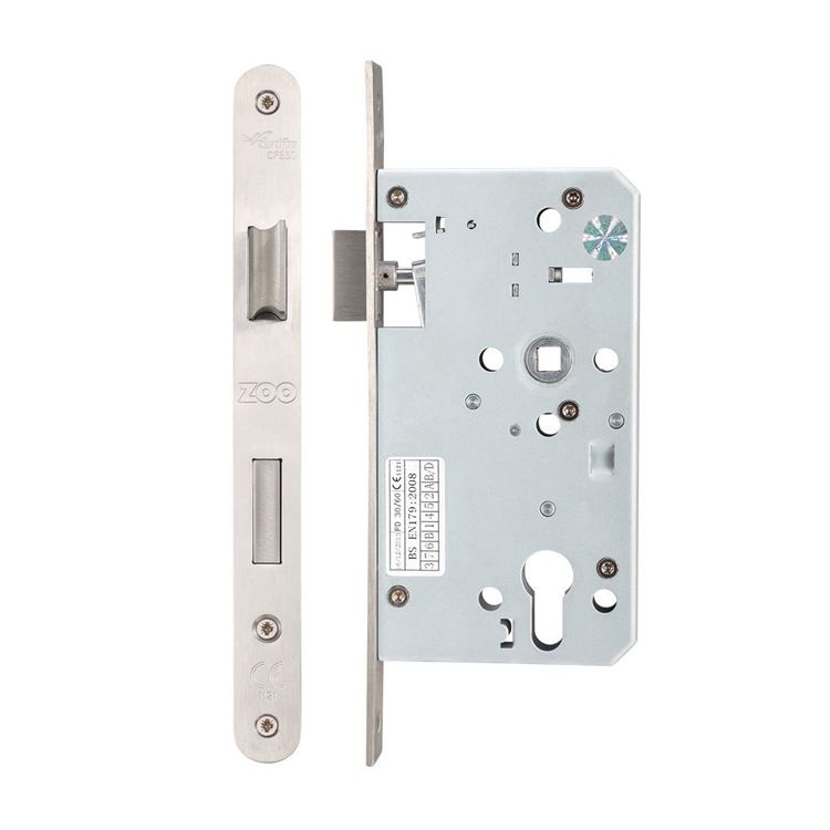 DIN Escape Lock 72MM C/C - Backset 60MM - Radius End