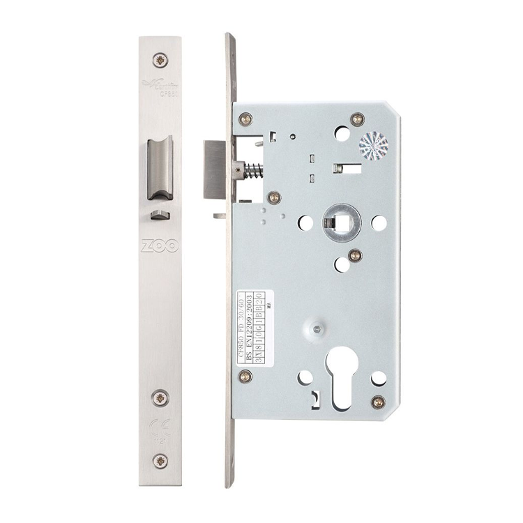 DIN Night Latch 72MM C/C - Backset 60MM - Square End