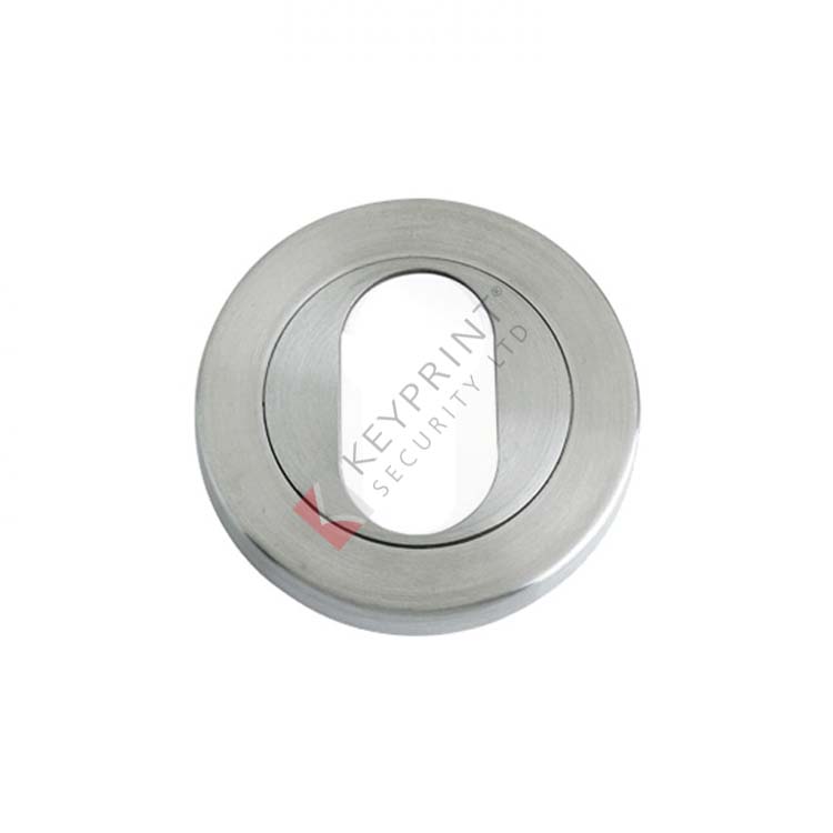 Oval Profile Escutcheon - 50mm SS