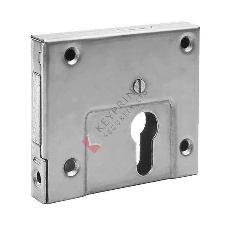 Gate Lock No.49 - Rim Lockcase Euro Profile 60mm Backset