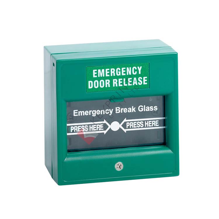 EMERGENCY BREAK GLASS UNIT -GREEN