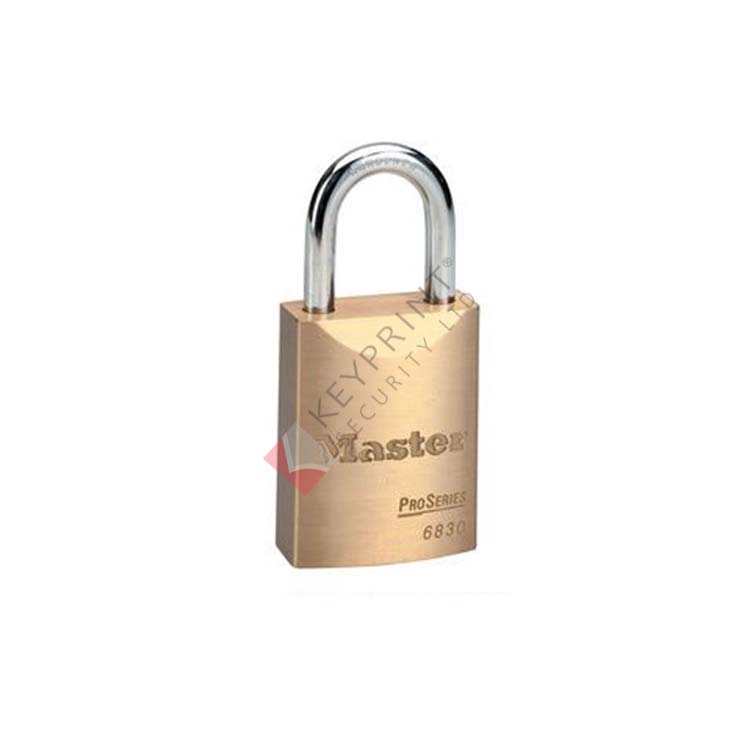 40mm Master Wide ProSeries 6830 Solid Brass Rekeyable Pin Tumbler Padlock